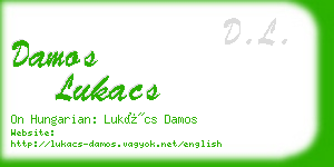 damos lukacs business card